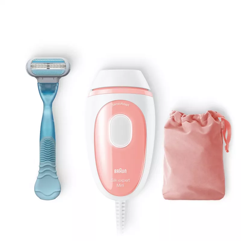 Braun Silk-expert Pro Silk-expert Mini Intense Pulsed Light (IPL) ružová, biela