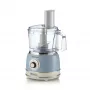 Kuchynský robot ARIETE Vintage Line 1781/05 — 1000 W, misa 2,1 l, otočný regulátor, nerezové nože, modrý