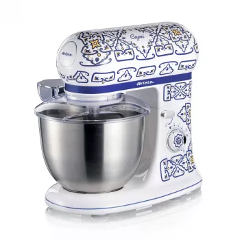 Ariete 1588 Capri kuchynský robot, planetárne miešanie, 7 rýchlostí, 2400 wattov, 5,5 litra, nerezová misa