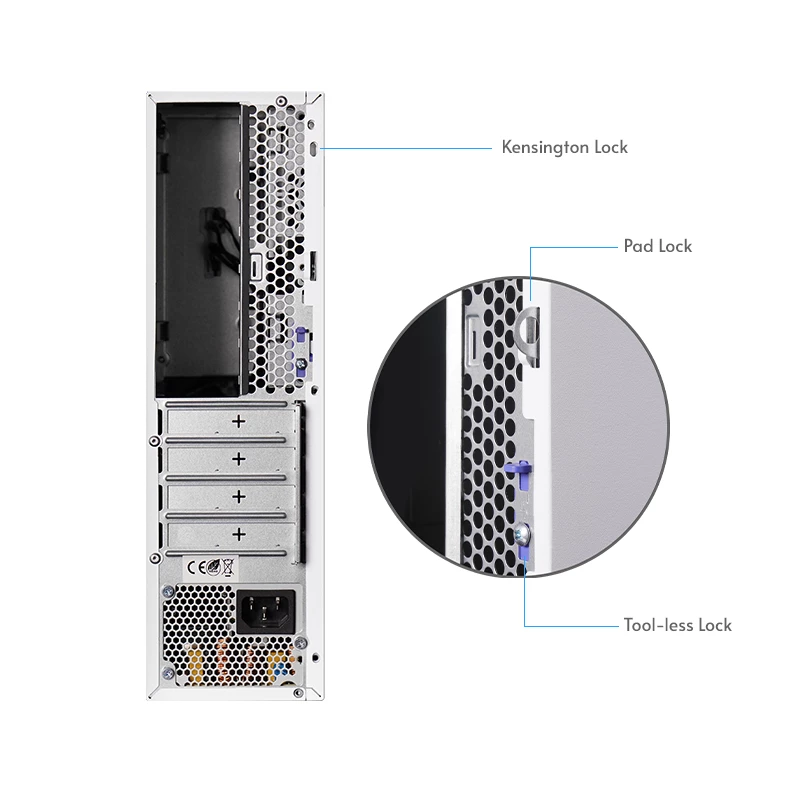 Chieftec BE-10W-300 počítačová skriňa Small Form Factor (SFF) biela 300 W