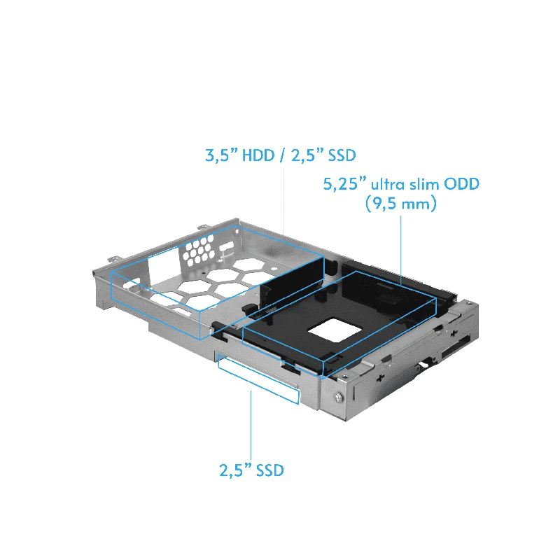 Chieftec BE-10W-300 počítačová skriňa Small Form Factor (SFF) biela 300 W