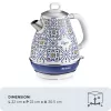 Elektrická kanvica Ariete 2869/0C 1,7 L 2200 W modrá viacfarebná
