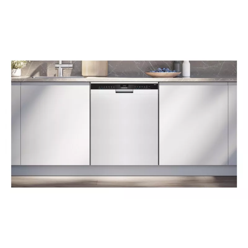 Umývačka riadu pod pracovnú dosku Siemens SN43HW03TE, 13 súprav riadu, 60 cm, biela, 46 dB, Home Connect