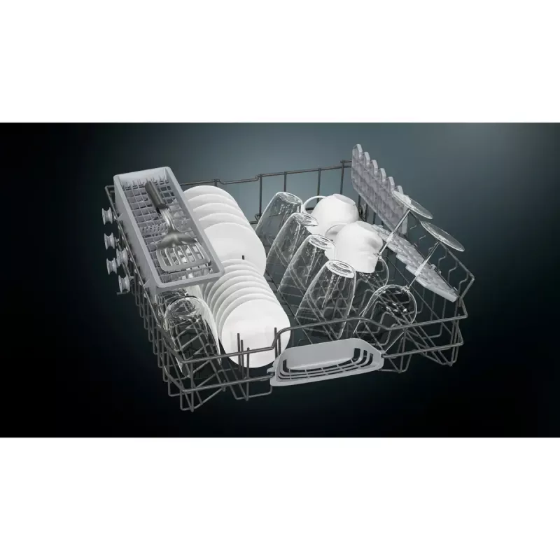 Umývačka riadu Siemens iQ100 SN61HX01TE plne integrovaná, 13 súprav riadu, 46 dB, 9 l/cyklus, energetická trieda C
