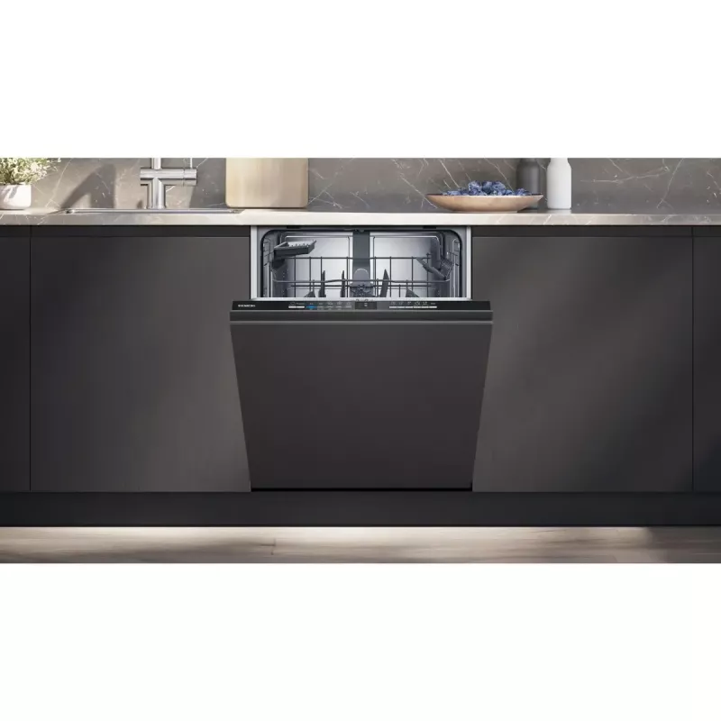 Umývačka riadu Siemens iQ100 SN61HX01TE plne integrovaná, 13 súprav riadu, 46 dB, 9 l/cyklus, energetická trieda C