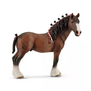 schleich FARM WORLD Clydesdale valach, 3 rok(y), zvieratá z farmy / hračka z farmy, kone, viacfarebný, plast, 1 kus