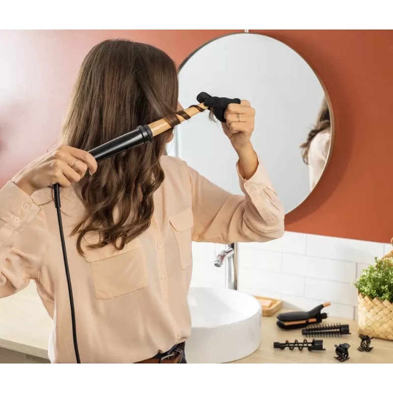 Rowenta Infinite Looks CF4231 Multistyler Warm čierna, bronzová 1,8 m
