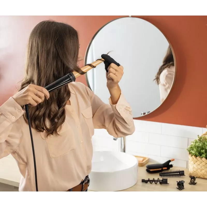 Rowenta Infinite Looks CF4231 Multistyler Warm čierna, bronzová 1,8 m