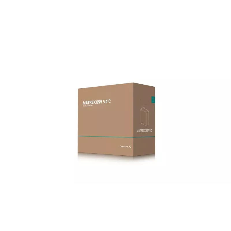 DeepCool MATREXX 55 V4 C R-MATREXX55-BCADA4-G-4 počítačová skriňa Midi Tower, tvrdené sklo, ATX/Micro-ATX/Mini-ITX, čierna