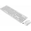 Logitech MK295 Silent Wireless Combo klávesnica RF Wireless QWERTY US International biela