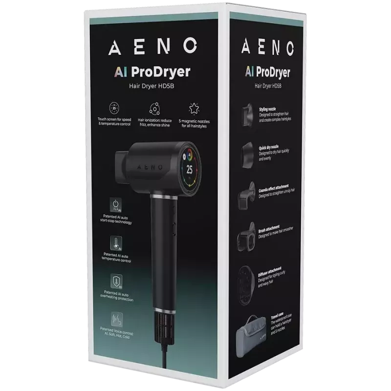 Sušič vlasov AENO AENO AI ProDryer HD5B AHD0005B 2200W iónová technológia