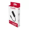 Miniatúrny kovový USB-C 3.2 Gen 1 hub AXAGON HUE-M1C