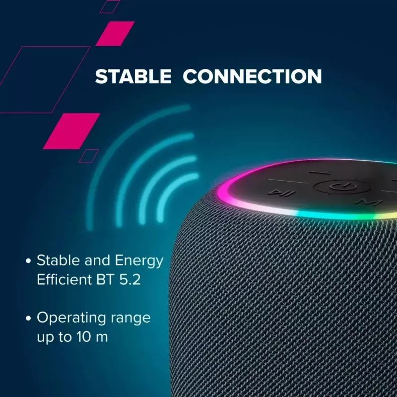Canyon BSP-8 prenosný Bluetooth reproduktor, 10 W, červený