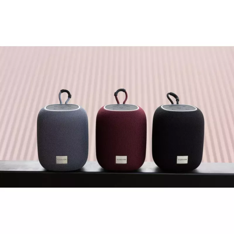 Canyon BSP-8 prenosný Bluetooth reproduktor, 10 W, červený
