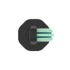 Sonická elektrická zubná kefka AENO DB2S čierna 4 režimy 46000rpm