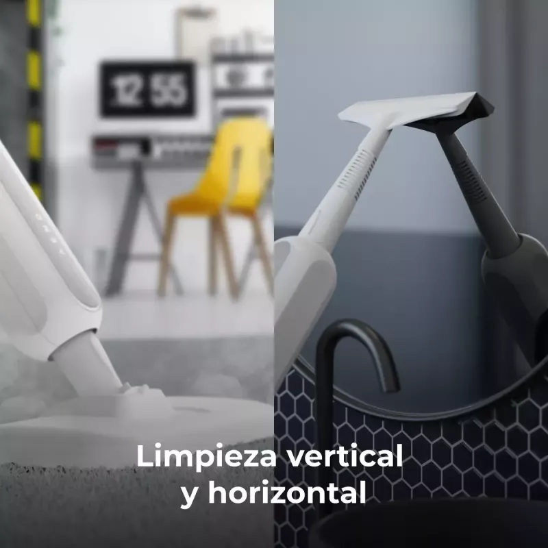 Parný čistič AENO SM2 0,275 L sivá biela 3 bar 25 g/min