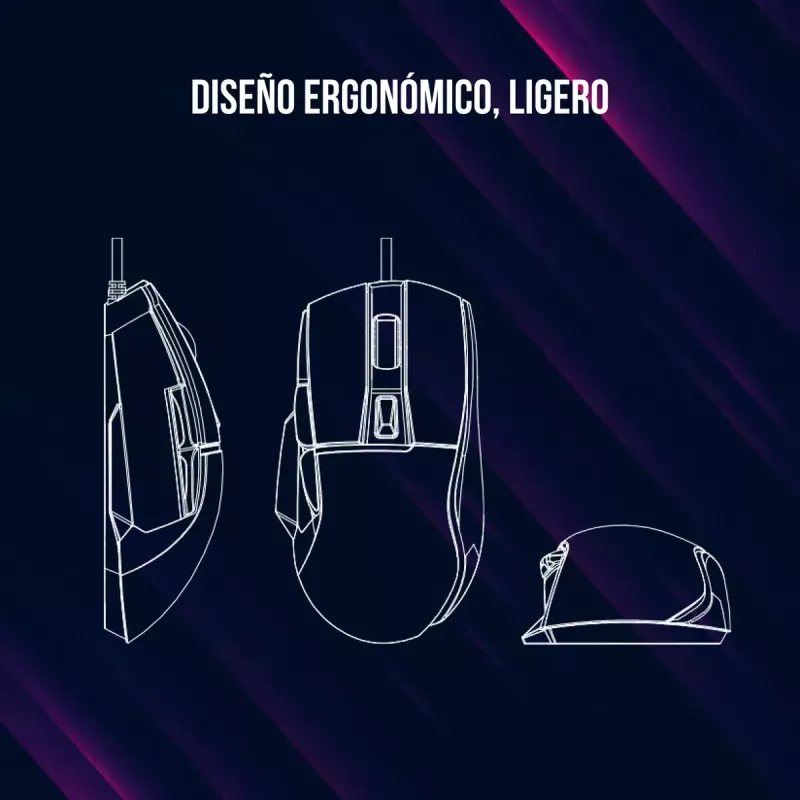 Myš Lorgar Jetter 357 Gaming optická pravácka