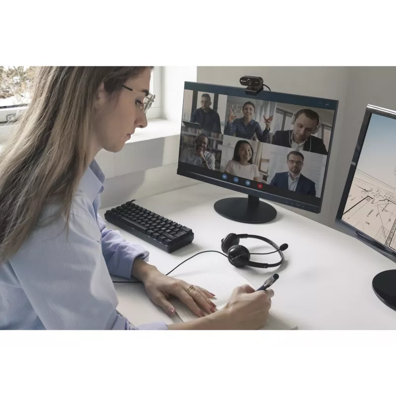 Sandberg USB Office Headset Saver, káblový, hovory/hudba, 20 - 20000 Hz, 150 g, headset, čierna