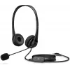 HP Stereo USB Headset G2, káblový, kancelária/call centrum, 90 g, headset, čierna