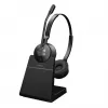 Jabra Engage 55 - USB-C UC Stereo Stand, EMEA/APAC, bezdrôtový, kancelária/call centrum, 83 g, headset, čierna, titán