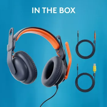 Headset Logitech Zone Learn On Ear 3,5 mm jack