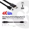 Kábel Club 3D CAC-2163 Mini DisplayPort na DisplayPort 1.2 HBR2, vidlica/vidlica, 2 m (6,56 ft), 4K60Hz