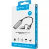 Sandberg HDMI Capture Link na USB-C/A, HDMI typ A (Standard), USB Type-A + USB Type-C, konektor samica, konektor samec, rovný, rovný