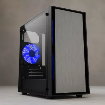 Počítačová skriňa Gembird CCC-FORNAX-960B Midi Tower čierna