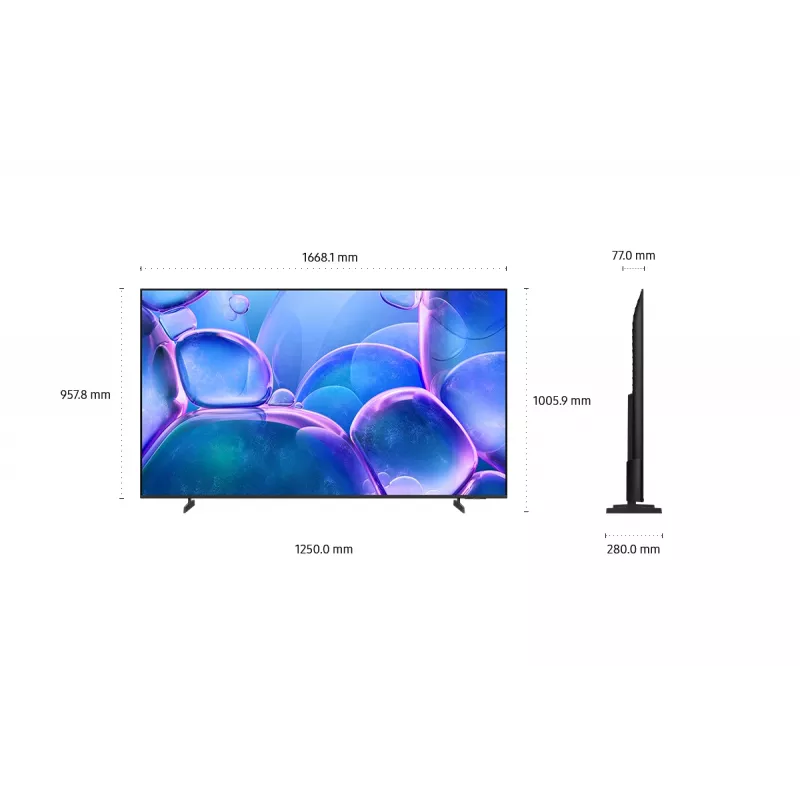 Samsung UE75U7022FKXXH TV 190,5 cm (75 inch) 4K Ultra HD Smart TV Wi-Fi čierna