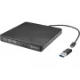 Sandberg USB-C/A DVD mechanika, čierna, tray, desktop/notebook, DVD Super Multi DL, USB Type-C, CD-R, CD-ROM, CD-RW, DVD+R DL, DVD-R, DVD-R DL, DVD-RAM, DVD-ROM, DVD-RW