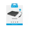 Sandberg USB-C/A DVD mechanika, čierna, tray, desktop/notebook, DVD Super Multi DL, USB Type-C, CD-R, CD-ROM, CD-RW, DVD+R DL, DVD-R, DVD-R DL, DVD-RAM, DVD-ROM, DVD-RW