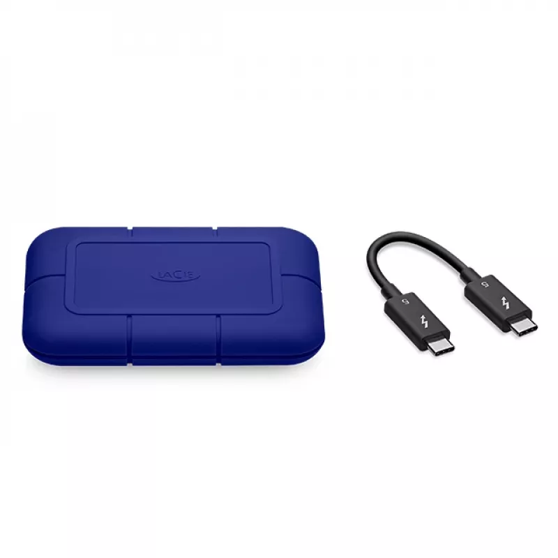 LaCie Rugged SSD Pro5 4 TB, Thunderbolt 5, modrý, STNA4000400