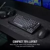 Mechanická herná klávesnica Corsair K65 PLUS WIRELESS RGB Wireless USB čierna