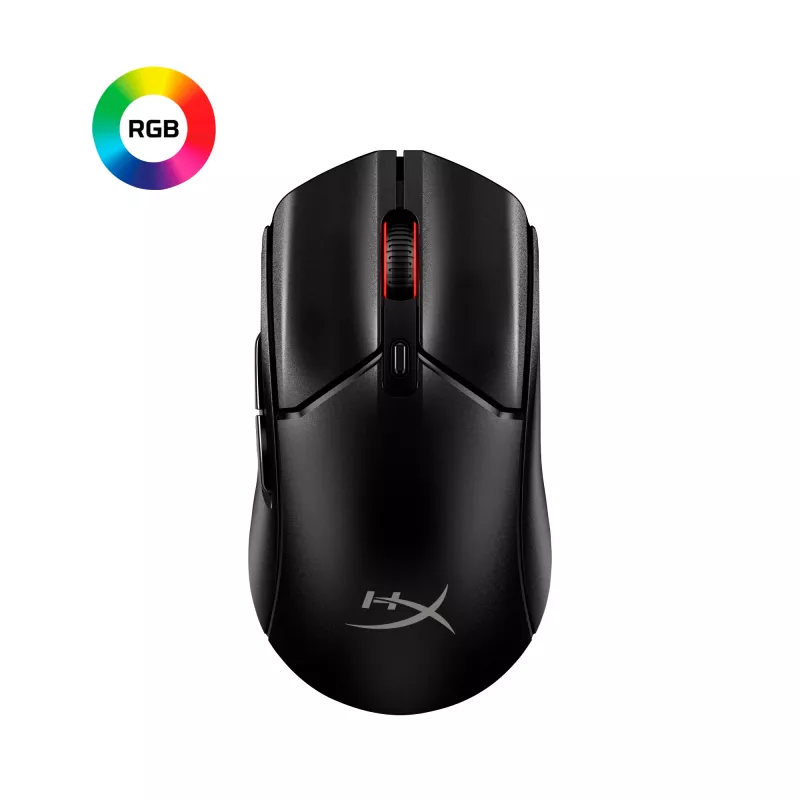 HyperX Pulsefire Haste 2 Core Wls – herná myš (čierna/čierna)