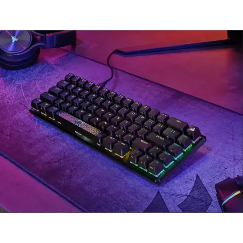 Corsair K65 PRO MINI klávesnica herná USB QWERTY anglická čierna 65% RGB