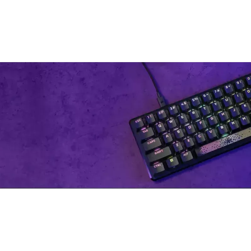 Corsair K65 PRO MINI klávesnica herná USB QWERTY anglická čierna 65% RGB