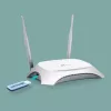 TP-Link TL-MR3420 WLAN router Fast Ethernet Single-Band (2,4 GHz) Čierna, Biela