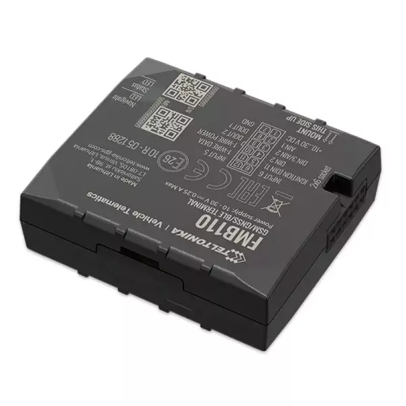 GPS Tracker Teltonika FMB110 Auto Čierny prachuvzdorný 0,128 GB