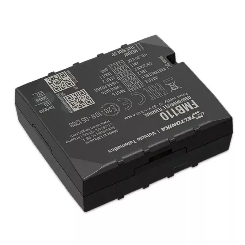 GPS Tracker Teltonika FMB110 Auto Čierny prachuvzdorný 0,128 GB
