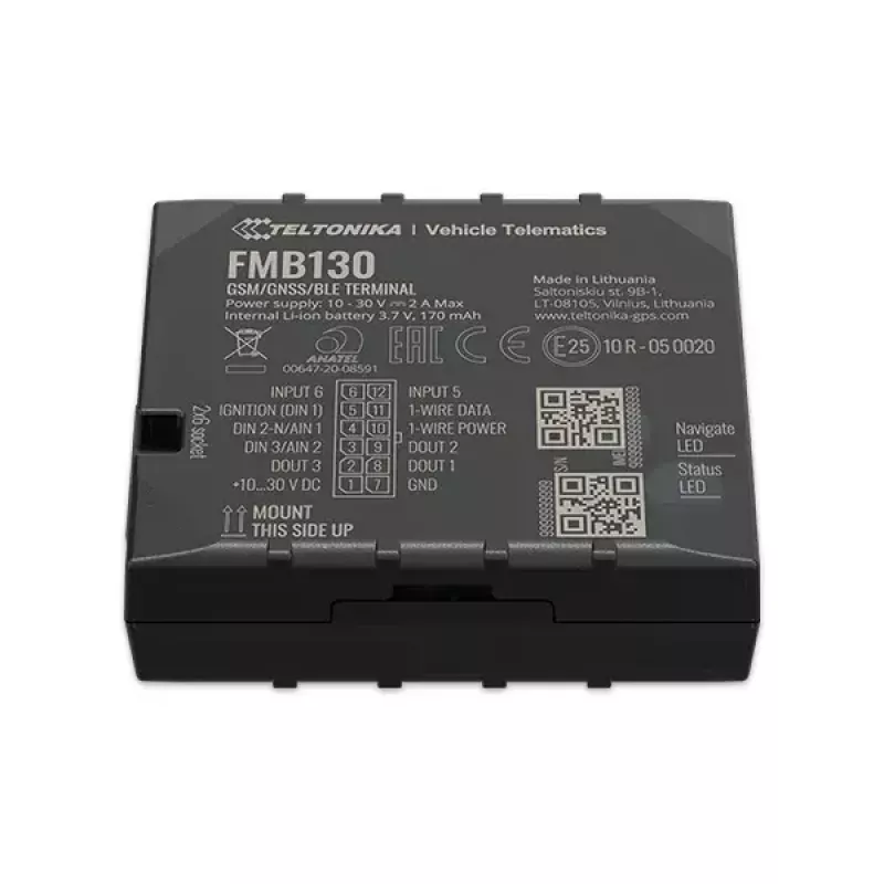 GPS Tracker Teltonika FMB130 Auto Čierny