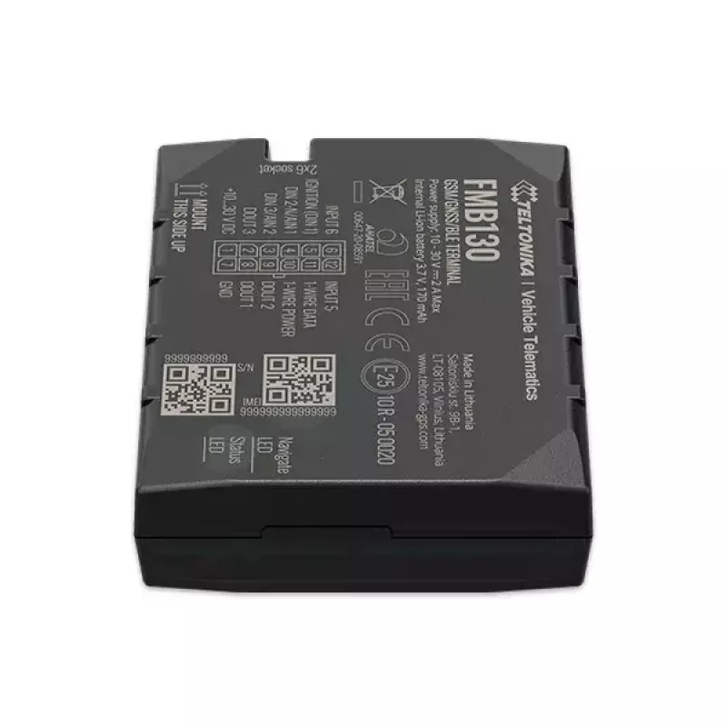 GPS Tracker Teltonika FMB130 Auto Čierny