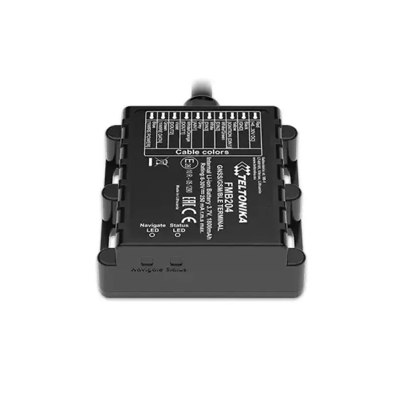 GPS Tracker Teltonika FMB204 Univerzálny Čierny Single SIM 1800 mAh