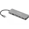 Sandberg USB-C 13-in-1 cestovný dock, USB Type-C, 100 W Power Delivery, Ethernet 1000 Mbit/s
