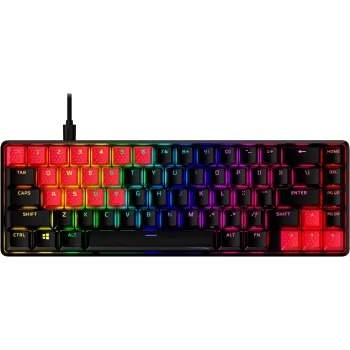 HyperX gumové klávesové krytky - herná sada príslušenstva - červená (US rozloženie)