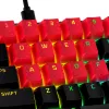 HyperX gumové klávesové krytky - herná sada príslušenstva - červená (US rozloženie)