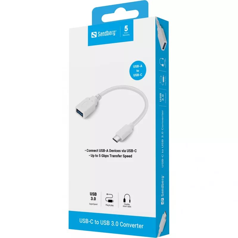 USB-C na USB 3.0 konvertor Sandberg 136-05