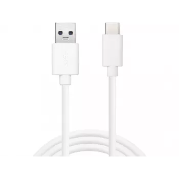 Sandberg USB-C 3.1 USB-A 3.0 2M, 2 m, USB C, USB A, USB 3.2 Gen 1 (3.1 Gen 1), konektor samec/konektor samec, biela