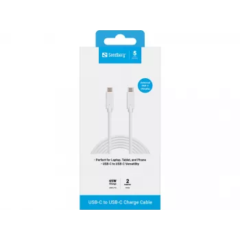 USB-C nabíjací kábel Sandberg 136-17 2M 65W
