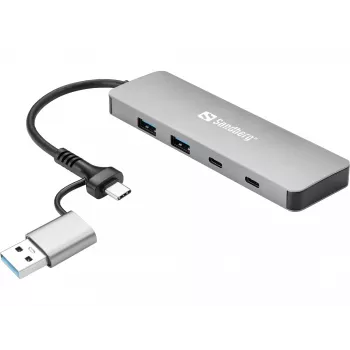 Sandberg USB-C/A na 2xUSB-A+2xUSB-C hub