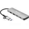 Sandberg USB-C/A na 2xUSB-A+2xUSB-C hub
